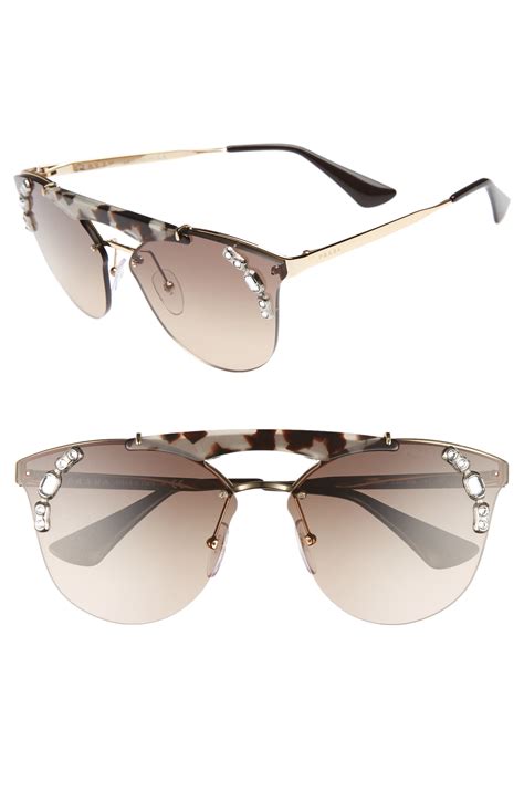 rimless prada sunglasses|prada sunglasses clearance.